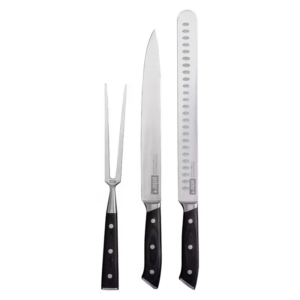 Set of knives suited towards cutting and carving large roasts.