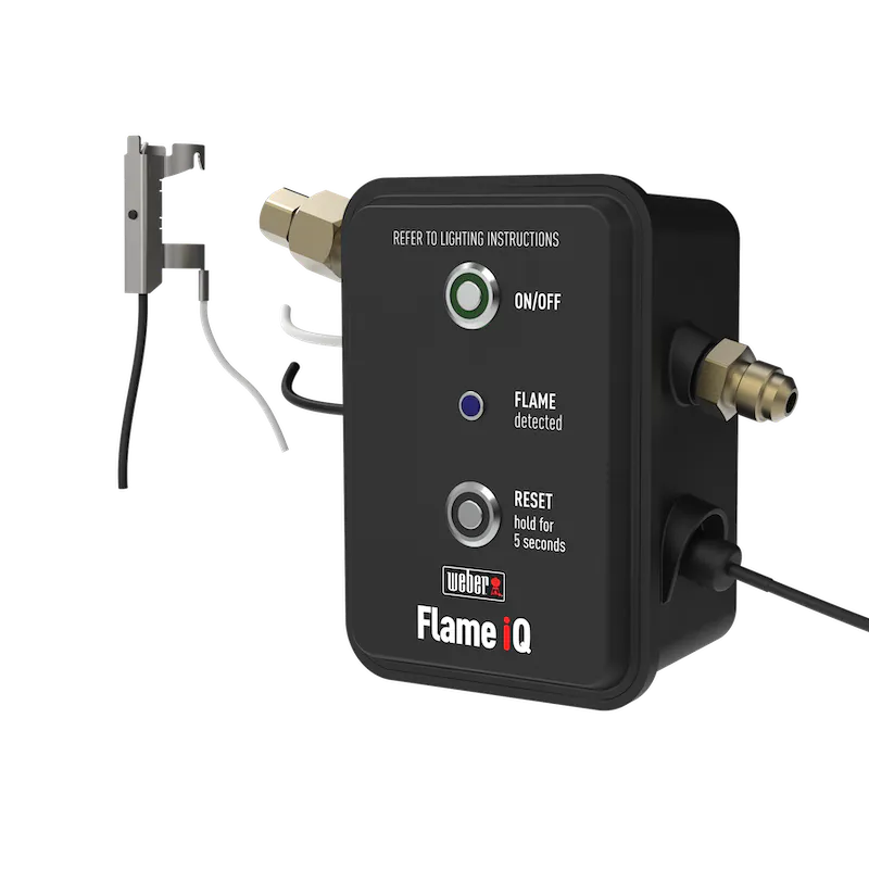 Flame IQ 2 Electronic device suited to the Generation 2 Weber baby Q that tests for flame and reignites if flame goes out.
