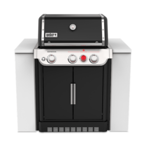 Tough and versatile family BBQ designed to be built in to an outdoor kitchen.