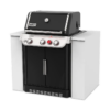 Tough and versatile family BBQ designed to be built in to an outdoor kitchen.