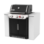 Tough and versatile family BBQ designed to be built in to an outdoor kitchen.
