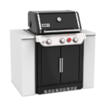 Tough and versatile family BBQ designed to be built in to an outdoor kitchen.