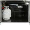 Tough and versatile family BBQ designed to be built in to an outdoor kitchen.