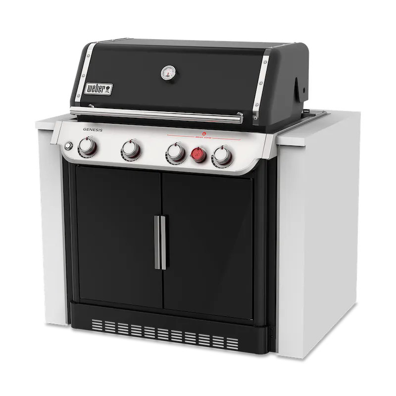 Genesis E460 ULPG 2 Tough and versatile family BBQ designed to be built in to an outdoor kitchen.