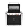 Tough and versatile family BBQ designed to be built in to an outdoor kitchen.