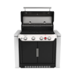 Tough and versatile family BBQ designed to be built in to an outdoor kitchen.