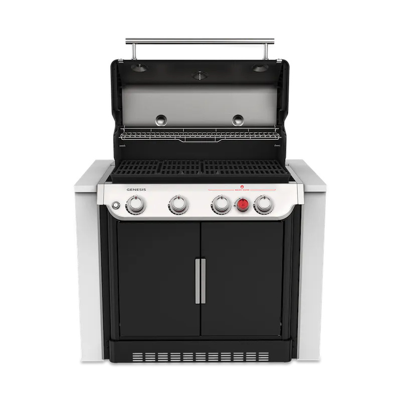 Genesis E460 ULPG 4 Tough and versatile family BBQ designed to be built in to an outdoor kitchen.