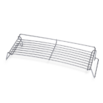 Rack for cooking above the grill of a Weber Q BBQ.