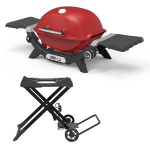 Weber Baby Q (Q1200N) Getaway Bundle Flame Red