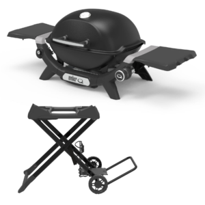 Weber Baby Q (Q1200N) Getaway Bundle Midnight Black