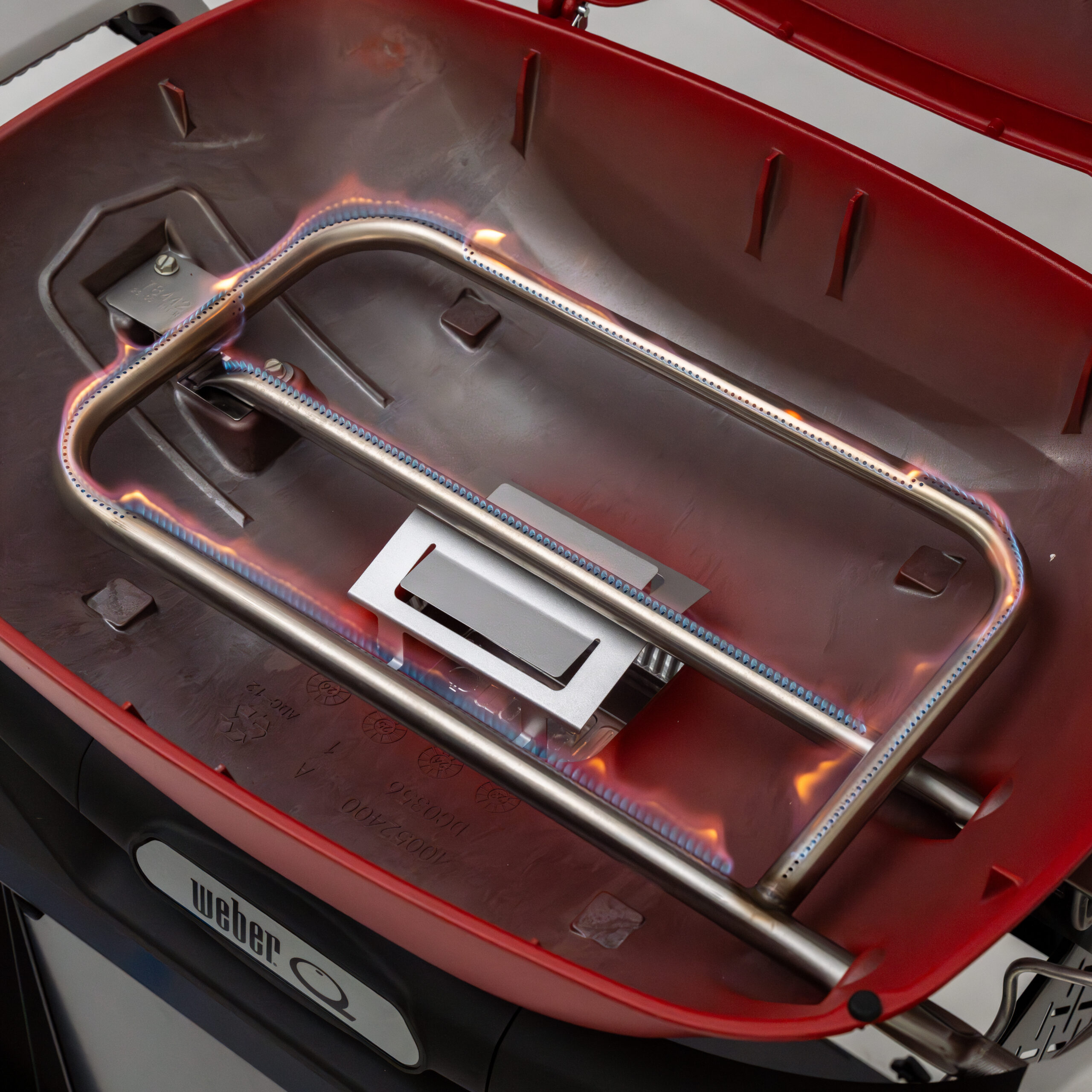 Q3100N+ - Flame-Red-burner