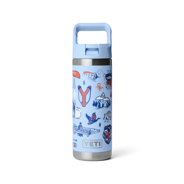 Rambler 18oz Straw Bottle Big Sky Summer Camp 1