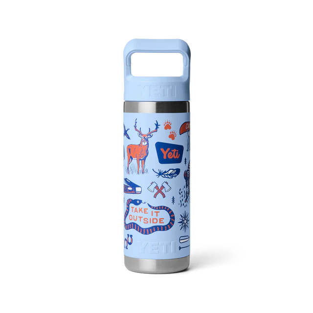 Rambler 18oz Straw Bottle Big Sky Summer Camp 4