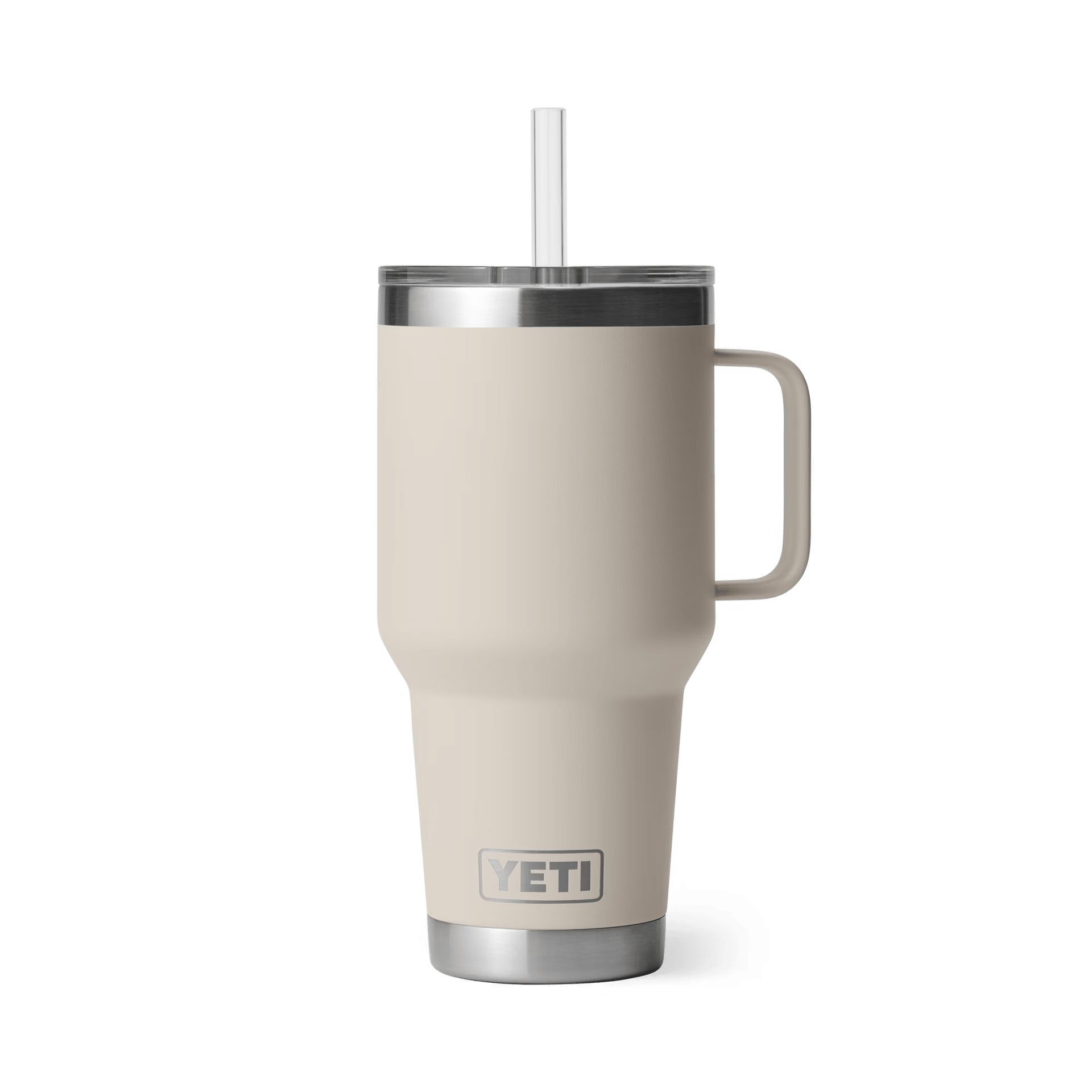 Rambler 35oz Straw Mug Cape Taupe 1