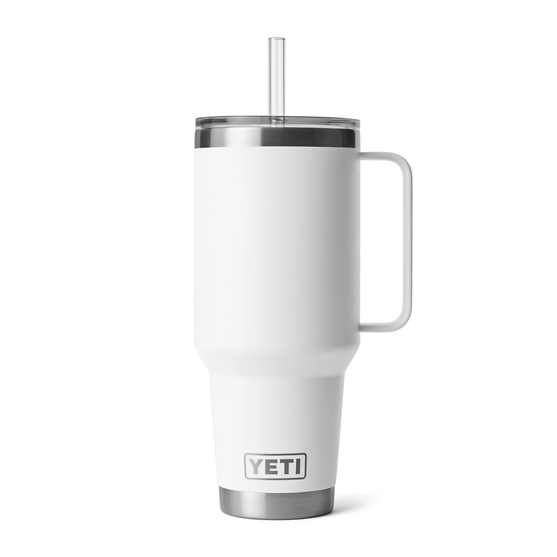 Rambler 42oz Straw Mug White 1