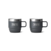 Double wall insulated mugs to keep beverages hot or cold.