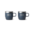 Double wall insulated mugs to keep beverages hot or cold.