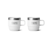 Double wall insulated mugs to keep beverages hot or cold.