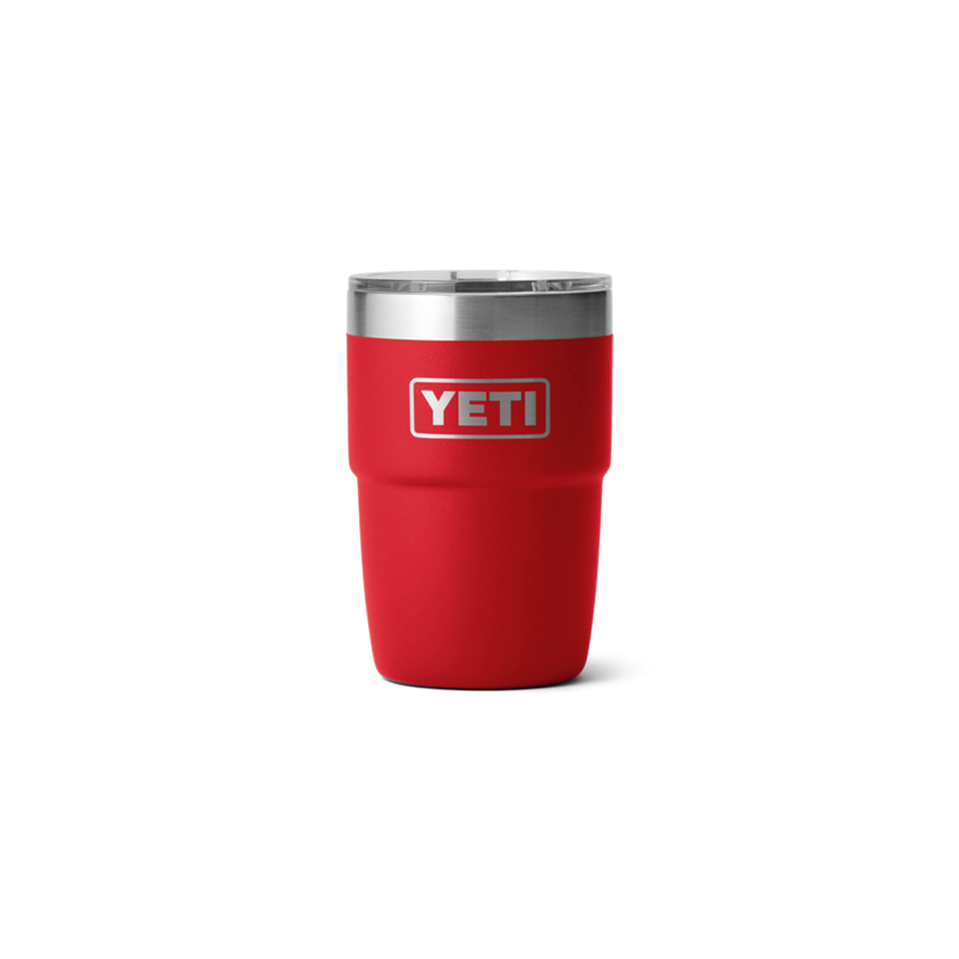 Rambler 8oz Stackable Cup Rescue Red 1 Yeti Insulated Cups to keep liquid hot or cold.