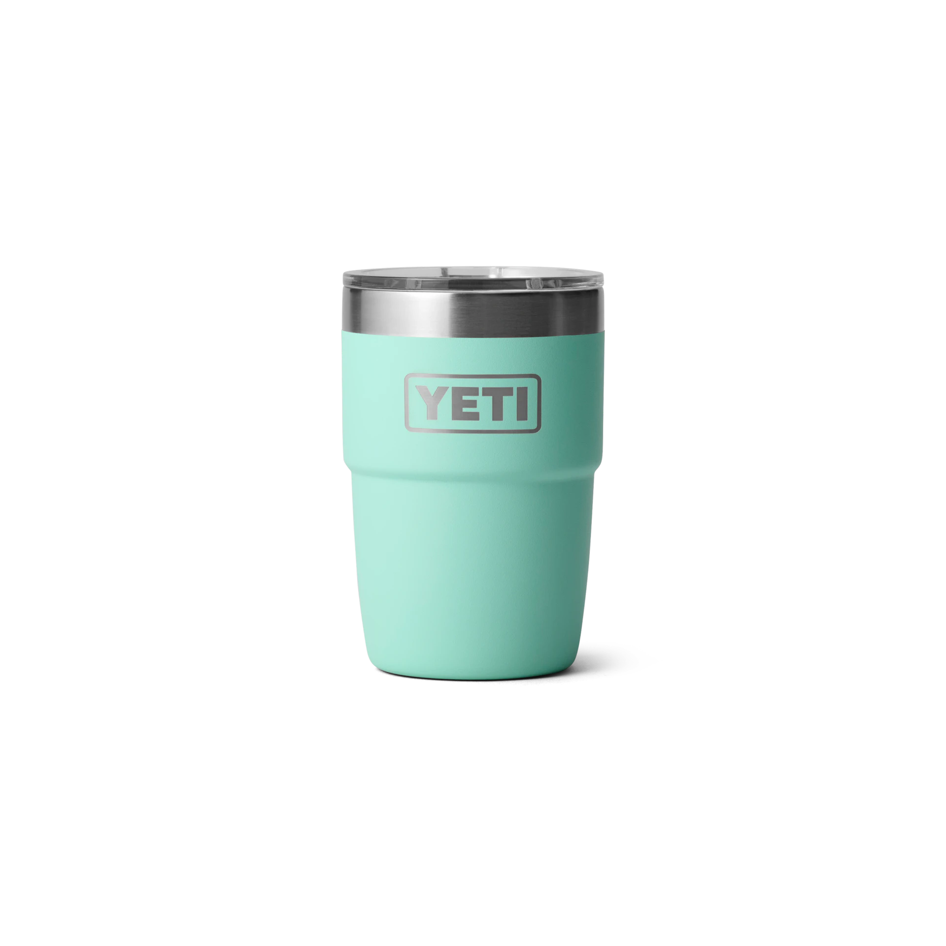 Rambler 8oz Stackable Cup Seafoam 1 Yeti Insulated Cups to keep liquid hot or cold.