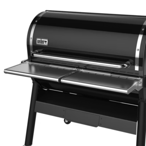 Stainless Steel Folding Front Shelf Built for SmokeFire EX6