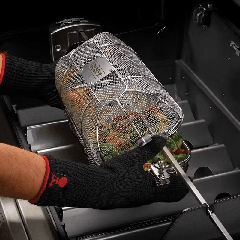 Weber Crafted Rotisserie Crisping Basket 7