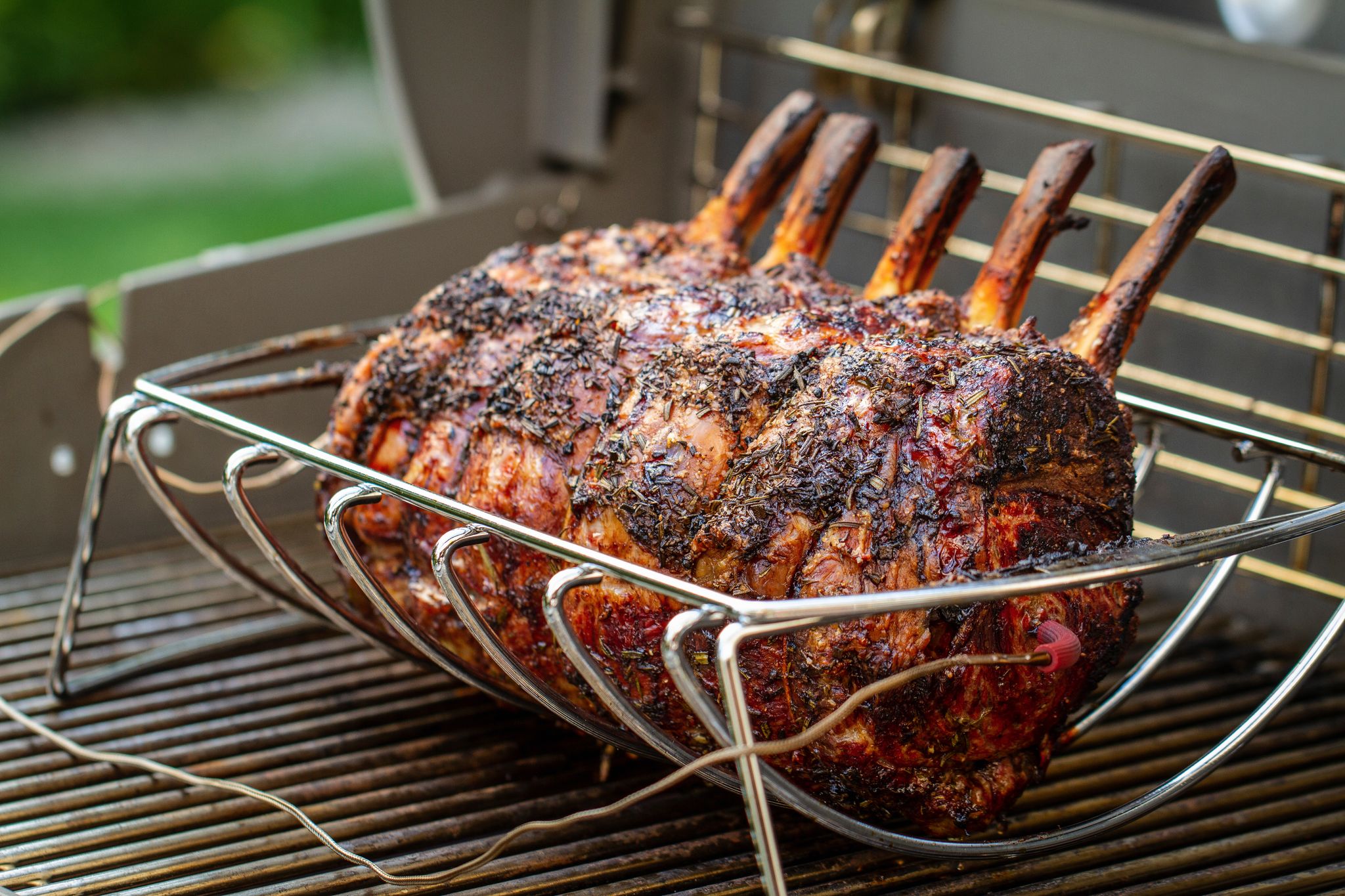 er Reversible Rib and Roast Holder BBQ Central